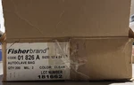 Fisherbrand Autoclavable Waste Bags 01-826A: Printed, Case Of 200. Fixed Price $127.60.