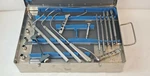 18 Pc Acufex Rear Entry Acl Drill Guide Set. Fixed Price $999.00.