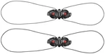 Sidi TECNO-3 Push Double System Pair Black. Fixed Price $99.99.