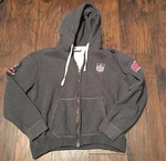Nfl High School Player Development (h.s.p.d.) (2XLG) Gray Zip-up Sweatshirt. Fixed Price $47.99.