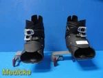 Mizuho Osi P2 Large Traction Boot Pair (l & R) W/ Foot Plates Clamps 38524. Fixed Price $1087.00.