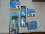 Aquarium Fish Tank Accessories Lot - Air Pump, Filters, Bulbs, Heater. Fixed Price $24.99.
