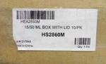 Heathrow Scientific HS2860M 15/50ML Tube Storage Box With Lid, Qty: 10 Pack. Fixed Price $34.99.