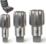 Precision 3-PIECE Npt Pipe Tap Set 1", 1-1/4", 1-1/2" For Perfect Threads. Fixed Price $133.99.