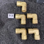 (5) Swagelok Brass Elbow Connector Fitting, 3/8" Female Npt, B-6-E. Fixed Price $44.93.