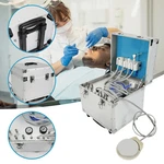 Dental Mobile Delivery Unit Portable Rolling Box Air Compressor Suction. Fixed Price $366.67.