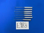 E983 Pilling Weck Surgical Coakley Ent Set Of 7 Curettes. Fixed Price $225.00.