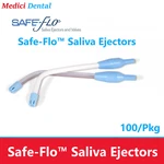 Dental Safe-flo Saliva Ejectors 100/PK, White Crosstex Flexible Tip M1000WHBU. Fixed Price $74.95.