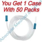 *50-PACKS* Medline Non-conductive Tubing 6' X 1/4" Female Connectors DYND50246. Fixed Price $69.99.