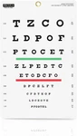 Pecula Snellen Chart, Wall For Eye Exams - 13.9"L 120"W, Multicolor. Fixed Price $9.11.
