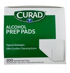200 Count Curad Medium Alcohol Prep Pads, Individually Sealed. Fixed Price $9.99.