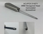 Smith Nephew Acufex 014271 Cannu Flex Silk 9MM Hexagonal Head Screwdriver 9IN. Fixed Price $105.00.