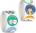 1000PCS 1.5 Inch Tooth Stickers Reward Cute Dental Gift, Prizes. Fixed Price $23.27.
