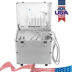 Portable Dental Delivery Unit Cart With Compressor Air Turbine 4H & Suction 600W. Fixed Price $441.15.