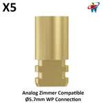 5X Dental Analog Zimmer Compatible 5.7MM Wp Connection Titanium Lab Replica. Fixed Price $35.00.