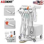 Azdent Portable Dental Delivery Unit With Air Compressor Syringe Suction 4HOLES. Fixed Price $1019.15.