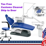 Fda Dental Unit Chair P2 Computer Controlled Dc Motor Leather + Dentist Stool. Fixed Price $2299.00.