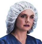 Keystone Safety 110NWI-10-21 Bouffant CAP,21IN,WHITE,PP,PK1000. Fixed Price $89.25.