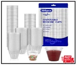 Relimedpro Disposable Graduated Small Plastic Medicine Cups Bulk Pack Of 300. Fixed Price $13.84.