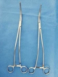 Set Of 2 V.mueller Su 7030 Foss Anterior Resection Clamp, Curved Blades 10 ". Fixed Price $175.00.