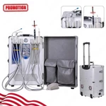 Sandent Portable Dental Delivery Unit With Air Compressor Syringe Suction 4HOLES. Fixed Price $1049.00.