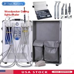 Sandent Mobile Dental Delivery Cart Unit System + Compressor Handpiece Kit 4H. Fixed Price $1119.00.