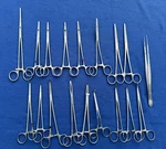Set Of Cardiothoracic Surgical Instruments: Forceps & Clamps Pilling And Konig. Fixed Price $349.00.