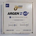 Argenz Ht+ High Translucency Zirconia Disc 98X14 D4 122025. Fixed Price $45.00.