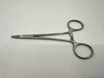 Medline Halsey Needle Holder 5", Straight Tip, Serrated Jaw, 24.140.13. Fixed Price $10.00.