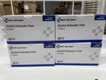 First Aid Only Alcohol Antiseptic Pads, 51019, 50PER Box, 4 Total 200 Wipes. Fixed Price $8.79.