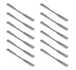 12PK Chattaway Spatulas, 4" - Stainless Steel, Polished Eisco Labs. Fixed Price $21.09.