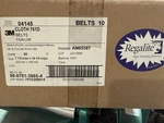 3M Regalite 04145 Cloth Belt 761D, 7.875 In X 29.5 50Y Grit Film-lok. Fixed Price $75.00.