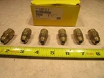 Lot Of Parker X46F-6-4 Straight Adapter, 1/4" Tube, 3/8" Pipe, S0857. Fixed Price $25.95.