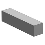 Carbon Steel Square Bar, 6" L, 1/4" W, 18S1.25-6. Fixed Price $15.69.