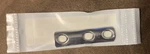 One-third Tubular Plate, 3.5 Mm Size, 37 X 9 W, 12 Diameter, Holes. Fixed Price $30.00.