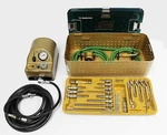 Complete Medtronic Midas Rex Legend Pneumatic V03 Drill Set With 18 Attachments. Fixed Price $10000.00.