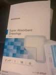 Mckesson Sterile 6INX10IN Dressing Box Of New. Fixed Price $10.00.