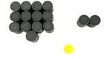 Pipe Cap Steel Black 3/8" Fnpt Lot Of 15. Fixed Price $55.00.