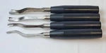 Life Instrument Co. Capener Lamina Gouges 4PC Set 6MM, 8MM, 11MM, 16MM. Fixed Price $385.00.