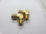 Tylok B-6-DME-6 Brass 90 Male Elbow 3/8" Od Tube Mnpt, Lot Of 2, Nnb. Fixed Price $14.96.