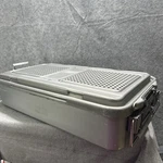 V. Mueller Genesis CD3-5C Full Length Sterilization Container No Basket 23X12X5". Fixed Price $171.43.