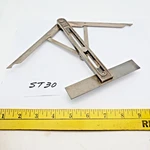 Vintage Stanley No. 30 Adjustable Angle Divider Wooworking Tool - Usa. Fixed Price $72.00.