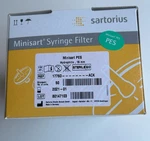 Sartorius Minisart Syringe Filter PES-15 Hydrophilic 15MM 1776D-ACK (50/PACK). Fixed Price $115.00.