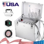 Azdent Mobile Portable Dental Delivery Unit + Oiless Air Compressor Motor 4 Hole. Fixed Price $439.12.