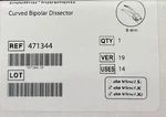 Intuitive 471344 Curved Bipolar Dissector (international Version) Endowrist 8MM. Fixed Price $2000.00.