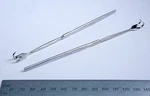 2X Sklar #78-1002 Tracheal Retractors 6 " Stainless Steel Surgical Prong Sharp. Fixed Price $37.80.
