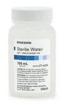 Mckesson Water, Irrigation, Not, Injection 100ML Screw Top Bottle, 48. Fixed Price $54.23.