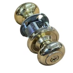 Westlock Door Knob Push Button Keylock-trad Impresa Polished Brass/pvd. Fixed Price $22.49.