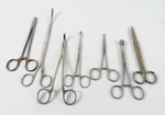 Lot Of 7 Jarit, Codman, Konig Clamps Forceps Scissors. Fixed Price $81.75.