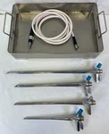 4 Piece R. Wolf Bronchoscopy Set W/ Light Carriers Cable & Case Ent. Fixed Price $875.00.